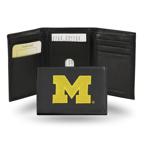 Best Wallet Michigan Embroidered Trifold