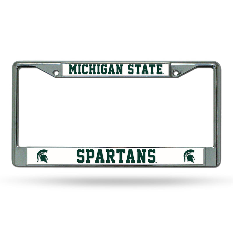 Unique License Plate Frames Michigan State Chrome Frame