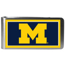 Michigan Wolverines Steel Logo Money Clips-Wallets & Checkbook Covers-JadeMoghul Inc.