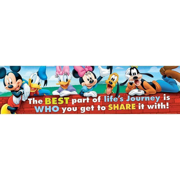 MICKEY FRIENDSHIP CLASSROOM BANNER-Learning Materials-JadeMoghul Inc.