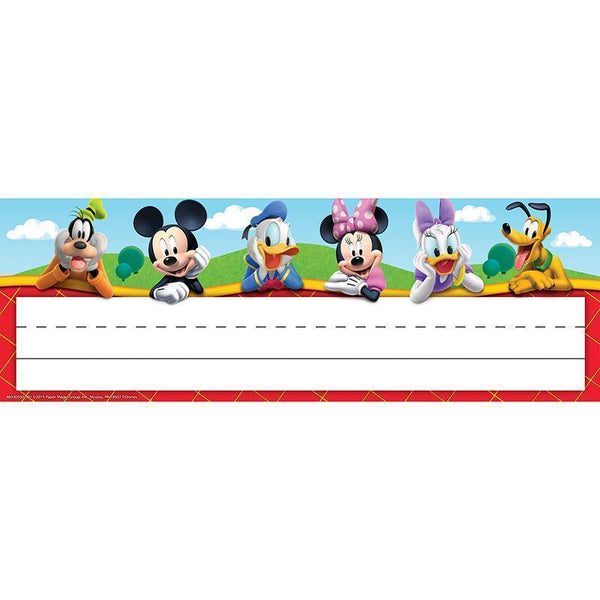 MICKEY MOUSE CLUBHOUSE NAME PLATES-Learning Materials-JadeMoghul Inc.