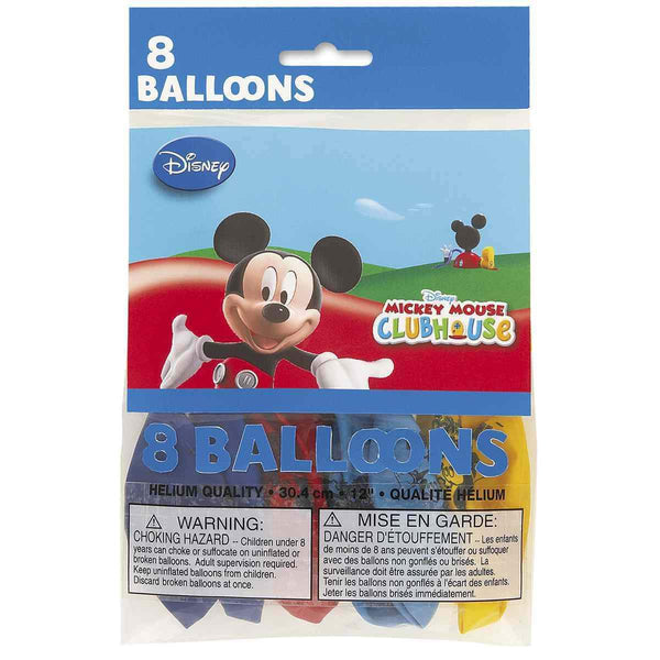 Mickey Mouse Clubhouse Party Balloons [8 Per pack]-Toys-JadeMoghul Inc.