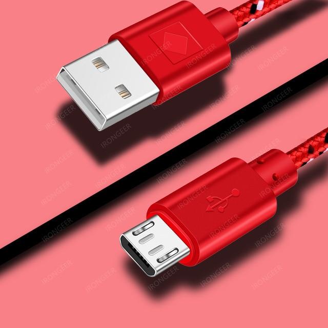 Micro USB Cable 1M 2M 3M Fast Charging Data Cord Charger Adapter For Samsung S7 Xiaomi Huawei Android Phone Microusb Cable Wire AExp