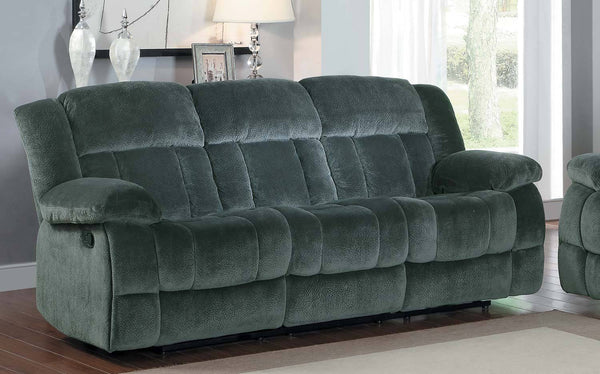Microfiber Textured Fabric Reclining Sofa, Charcoal Black-Living Room Furniture-Black-Microfiber Wood Metal-JadeMoghul Inc.