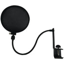 Microphone Pop Filter with Boom & Stand Clamp-DJ Equipment & Accessories-JadeMoghul Inc.
