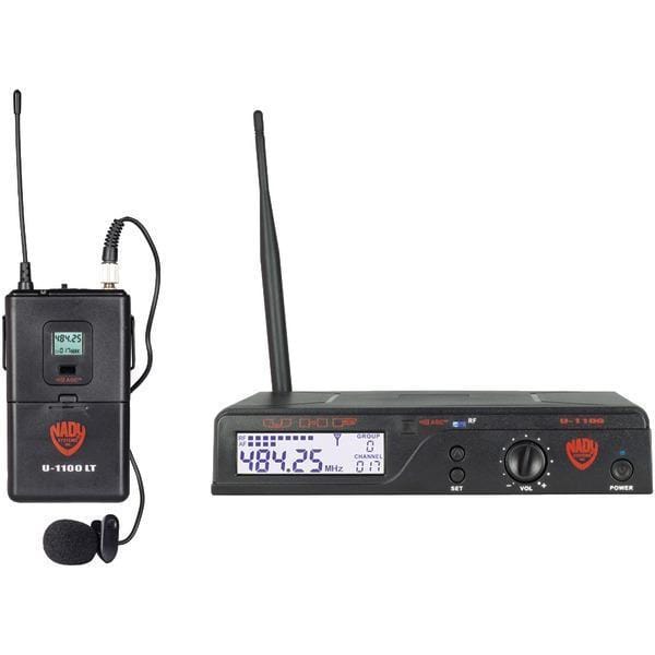 UHF 100-Channel Wireless Lavalier Microphone System