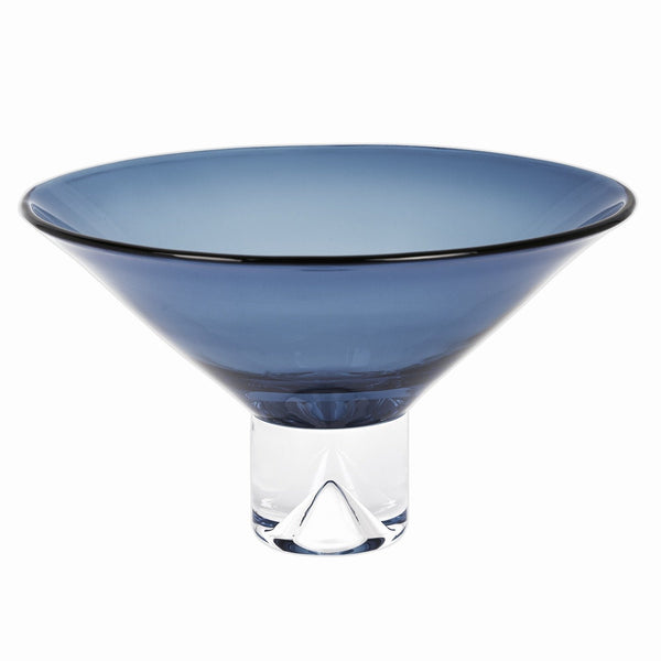 Glass Bowl - Midnight Blue Monaco Bowl 12"