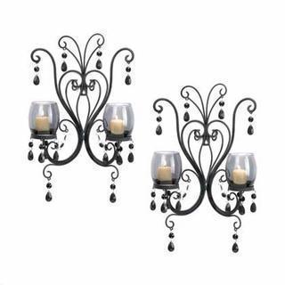 Candle Sconces Midnight Elegance Wall Sconces