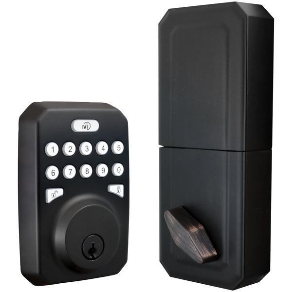MIEQ Bluetooth(R) Dead Bolt (Oil-Rubbed Bronze)-Door Hardware-JadeMoghul Inc.
