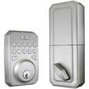 MIEQ Bluetooth(R) Dead Bolt (Satin Nickel)-Door Hardware-JadeMoghul Inc.