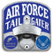Military, Patriotic & Firefighter - Air Force Tailgater Hitch Cover-Automotive Accessories,Hitch Covers,Tailgater Hitch Covers Class III,Military, Patriotic & Firefighter Tailgater Hitch Covers Class III-JadeMoghul Inc.