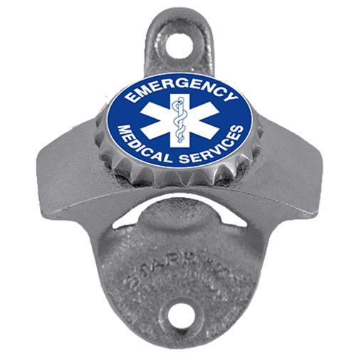 Military, Patriotic & Firefighter - EMS Wall Bottle Opener-Home & Office,Wall Mounted Bottle Openers,Military, Patriotic & Firefighter Wall Mounted Bottle Openers-JadeMoghul Inc.