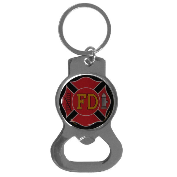 Military, Patriotic & Firefighter - Firefighter Bottle Opener Key Chain-Key Chains,Siskiyou Original Key Chains, Key Chains-JadeMoghul Inc.