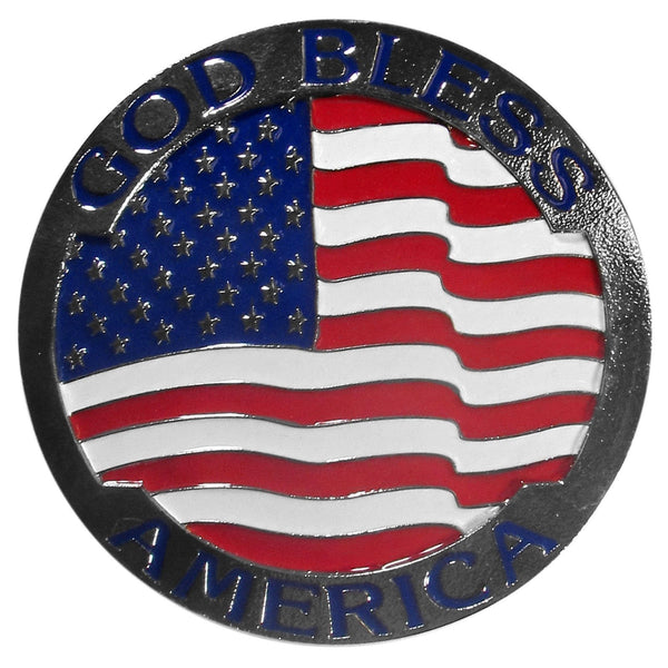 Military, Patriotic & Firefighter - God Bless America Hitch Cover-Automotive Accessories,Hitch Covers,Cast Metal Hitch Covers Class III,Military, Patriotic & Firefighter Cast Metal Hitch Covers Class III-JadeMoghul Inc.