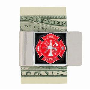 Military, Patriotic & Firefighter - Large Fire Fighter Money Clip-Wallets & Checkbook Covers,Money Clips,Steel Money Clips,Military, Patriotic & Firefighter Steel Money Clips-JadeMoghul Inc.