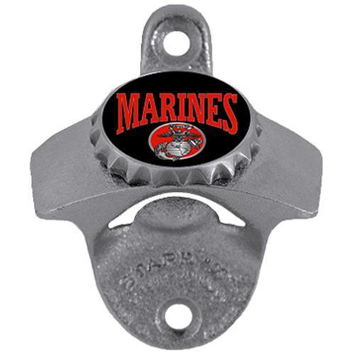 Military, Patriotic & Firefighter - Marines Wall Mount Bottle Opener-Home & Office,Wall Mounted Bottle Openers,Military, Patriotic & Firefighter Wall Mounted Bottle Openers-JadeMoghul Inc.