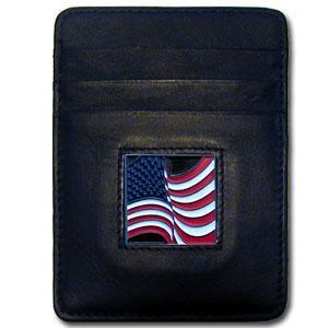 Military, Patriotic & Firefighter - Money Clip/Cardholder - American Flag-Missing-JadeMoghul Inc.