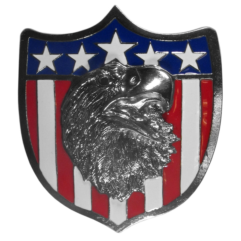 Military, Patriotic & Firefighter - Stars & Stripes Hitch Cover-Automotive Accessories,Hitch Covers,Cast Metal Hitch Covers Class III,Military, Patriotic & Firefighter Cast Metal Hitch Covers Class III-JadeMoghul Inc.