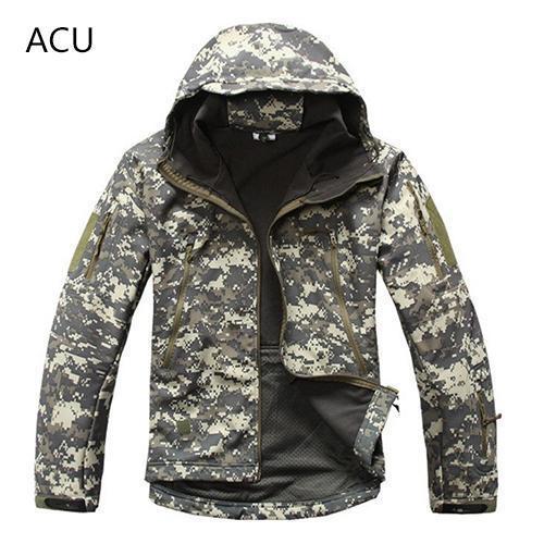 Military Tactical Men Jacket Shark Skin Soft Shell Waterproof And Windproof-ACU-S-JadeMoghul Inc.