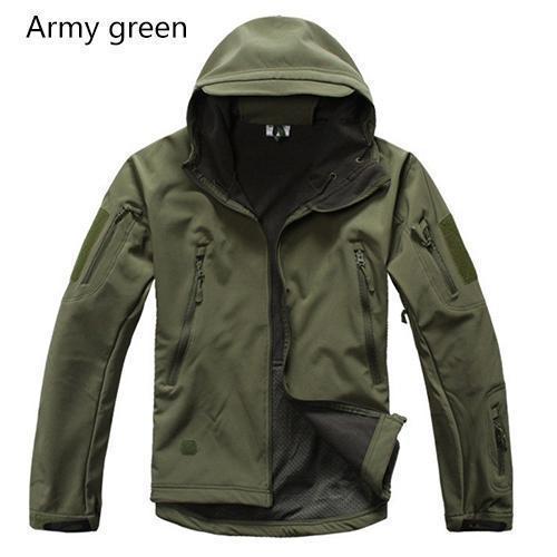 Military Tactical Men Jacket Shark Skin Soft Shell Waterproof And Windproof-Army Green-S-JadeMoghul Inc.