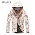 Military Tactical Men Jacket Shark Skin Soft Shell Waterproof And Windproof-Camo Gold-S-JadeMoghul Inc.