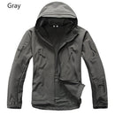 Military Tactical Men Jacket Shark Skin Soft Shell Waterproof And Windproof-Gray-XXL-JadeMoghul Inc.