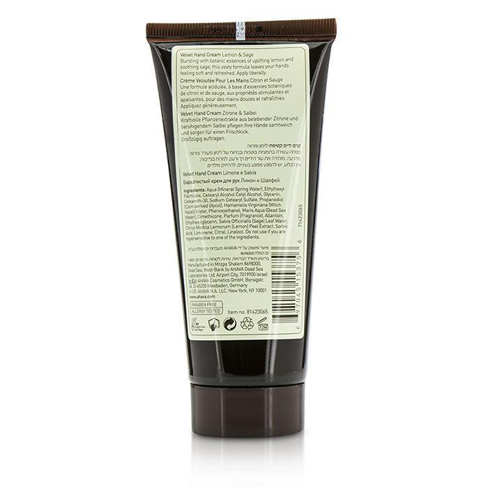 Mineral Botanic Velvet Hand Cream - Lemon & Sage - 100ml-3.4oz-All Skincare-JadeMoghul Inc.