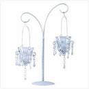 Modern Living Room Decor Mini Chandelier Votive Stand