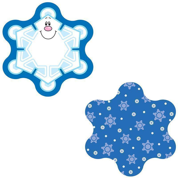 MINI CUT OUT SNOWFLAKES SINGLE-Learning Materials-JadeMoghul Inc.