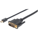 Mini DisplayPort(TM) 1.2a Male to DVI 24+1 Male Cable, 6ft-Cables, Connectors & Accessories-JadeMoghul Inc.