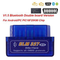 Mini ELM327 V1.5 Bluetooth ELM 327 V1.5 PIC18F25K80 obd2 Scanner Adapter OBD 2 OBD2 Car Diagnostic Auto Tool ODB2 Code Reader AExp