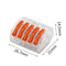 Mini Fast Wire Cable Connectors Universal Compact Conductor Spring Splicing Wiring Connector Push-in Terminal Block SPL-2/3 LED JadeMoghul Inc. 