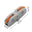 Mini Fast Wire Cable Connectors Universal Compact Conductor Spring Splicing Wiring Connector Push-in Terminal Block SPL-2/3 LED JadeMoghul Inc. 