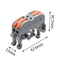 Mini Fast Wire Cable Connectors Universal Compact Conductor Spring Splicing Wiring Connector Push-in Terminal Block SPL-2/3 LED JadeMoghul Inc. 