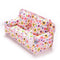 Mini Furniture Flower Sofa 20cm Couch +2 Cushions For Doll House Accessories--JadeMoghul Inc.