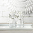 Mini Glass Favor Bottle with Swing Top - DIY (Set of 12)-Favor Boxes Bags & Containers-JadeMoghul Inc.