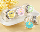 Mini Glass Favor Jar - Baby (2 Sets of 12) (Available Personalized)-Favor Boxes Bags & Containers-JadeMoghul Inc.