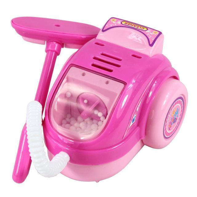 Mini Kitchen And Home Appliances Toys With Light & Sound-Vacuum cleaner-JadeMoghul Inc.