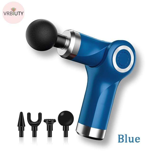 Mini Massage Gun For Body Deep Muscle Pain Relaxation Foldable Electric Fascia Gun Apply To Athletes Fitness Massager Masajeador AExp