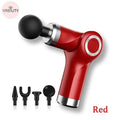 Mini Massage Gun For Body Deep Muscle Pain Relaxation Foldable Electric Fascia Gun Apply To Athletes Fitness Massager Masajeador AExp