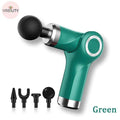 Mini Massage Gun For Body Deep Muscle Pain Relaxation Foldable Electric Fascia Gun Apply To Athletes Fitness Massager Masajeador AExp