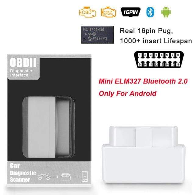 MINI PIC18F25K80 ELM327 V1.5 Bluetooth ELM 327 v1.5  OBD2 Scanner Diagnostic adapter scan tool OBD OBDII Code reader For ATAL AExp