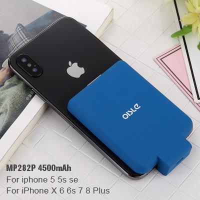 Mini Power Bank Case Ultra-thin Portable External Backup Battery Charger Case For iPhone X XS Samsung S8 Xiaomi 8 Huawei P20-IOS D BLUE-China-JadeMoghul Inc.