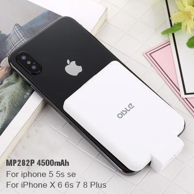 Mini Power Bank Case Ultra-thin Portable External Backup Battery Charger Case For iPhone X XS Samsung S8 Xiaomi 8 Huawei P20-IOS WHITE-China-JadeMoghul Inc.