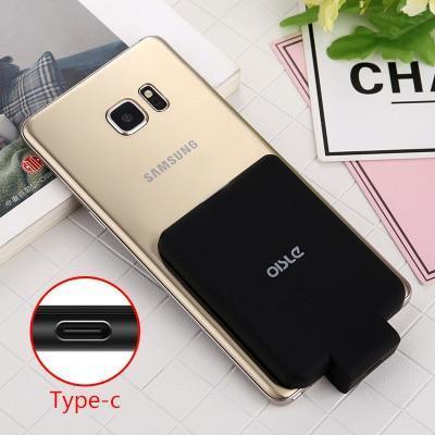Mini Power Bank Case Ultra-thin Portable External Backup Battery Charger Case For iPhone X XS Samsung S8 Xiaomi 8 Huawei P20-TYPE-C BLACK-China-JadeMoghul Inc.