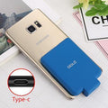 Mini Power Bank Case Ultra-thin Portable External Backup Battery Charger Case For iPhone X XS Samsung S8 Xiaomi 8 Huawei P20-TYPE-C D BLUE-China-JadeMoghul Inc.
