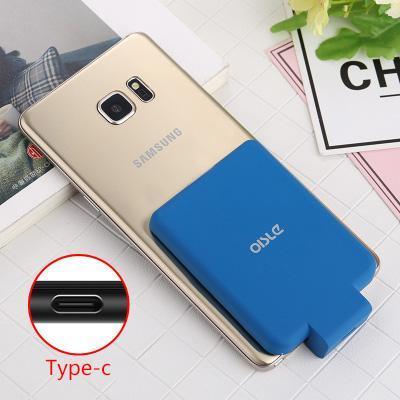 Mini Power Bank Case Ultra-thin Portable External Backup Battery Charger Case For iPhone X XS Samsung S8 Xiaomi 8 Huawei P20-TYPE-C D BLUE-China-JadeMoghul Inc.