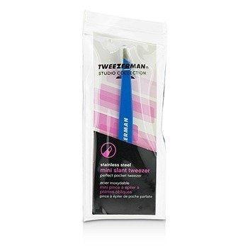 Mini Slant Tweezer - Bahama Blue (Studio Collection) - -Make Up-JadeMoghul Inc.