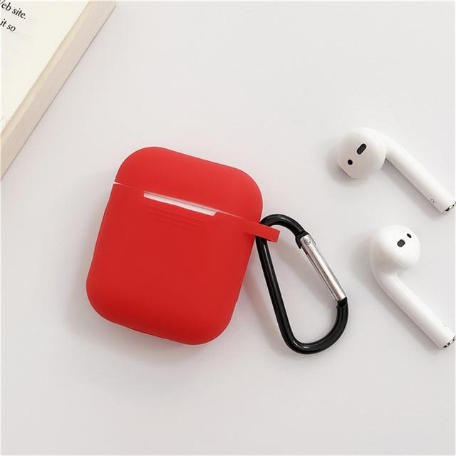 Mini Soft Silicone Case For Apple Airpods Shockproof Cover For Apple AirPods Earphone Cases for Air Pods Protector Case AExp