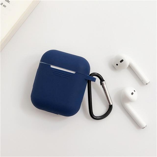 Mini Soft Silicone Case For Apple Airpods Shockproof Cover For Apple AirPods Earphone Cases for Air Pods Protector Case AExp